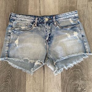 BlankNYC Distressed Jean Shorts